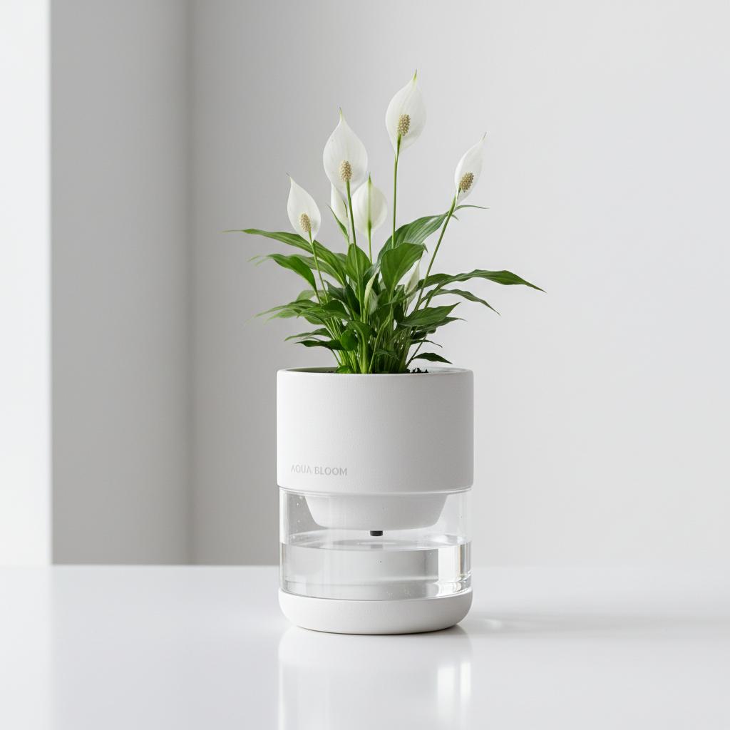 Self-Watering Ceramic Planter